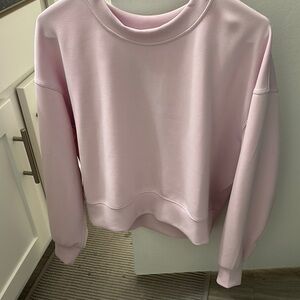lululemon athletica Light Pink Crewneck Sweatshirt